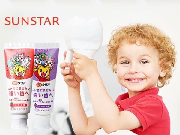 UNSTAR草莓味巧虎牙膏，给宝宝带来健康清新的呼吸！