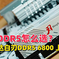 DDR4和DDR5的优劣势对比，选对内存真的很重要，附金百达白刃DDR5 6800 上机实测