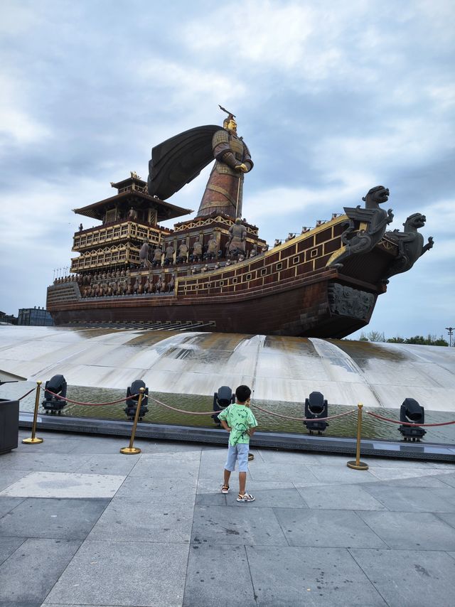 免费景区遛娃不亦乐乎