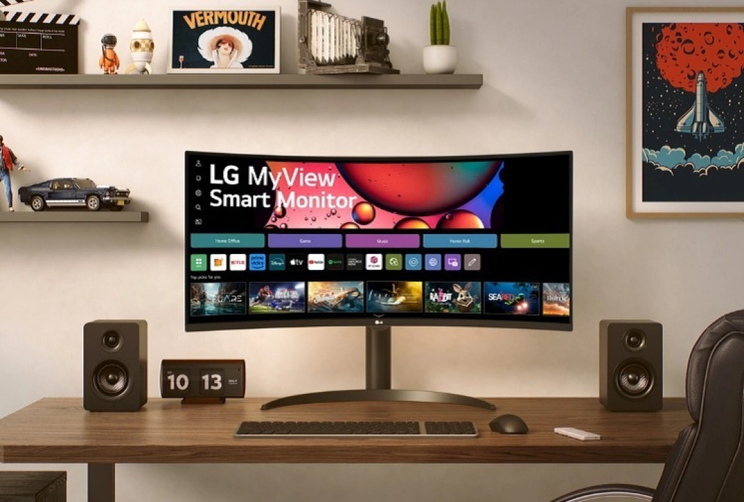 LG 发布 MyView 34SR65QC 智能显示器，曲面“带鱼屏”、运行 webOS 系统