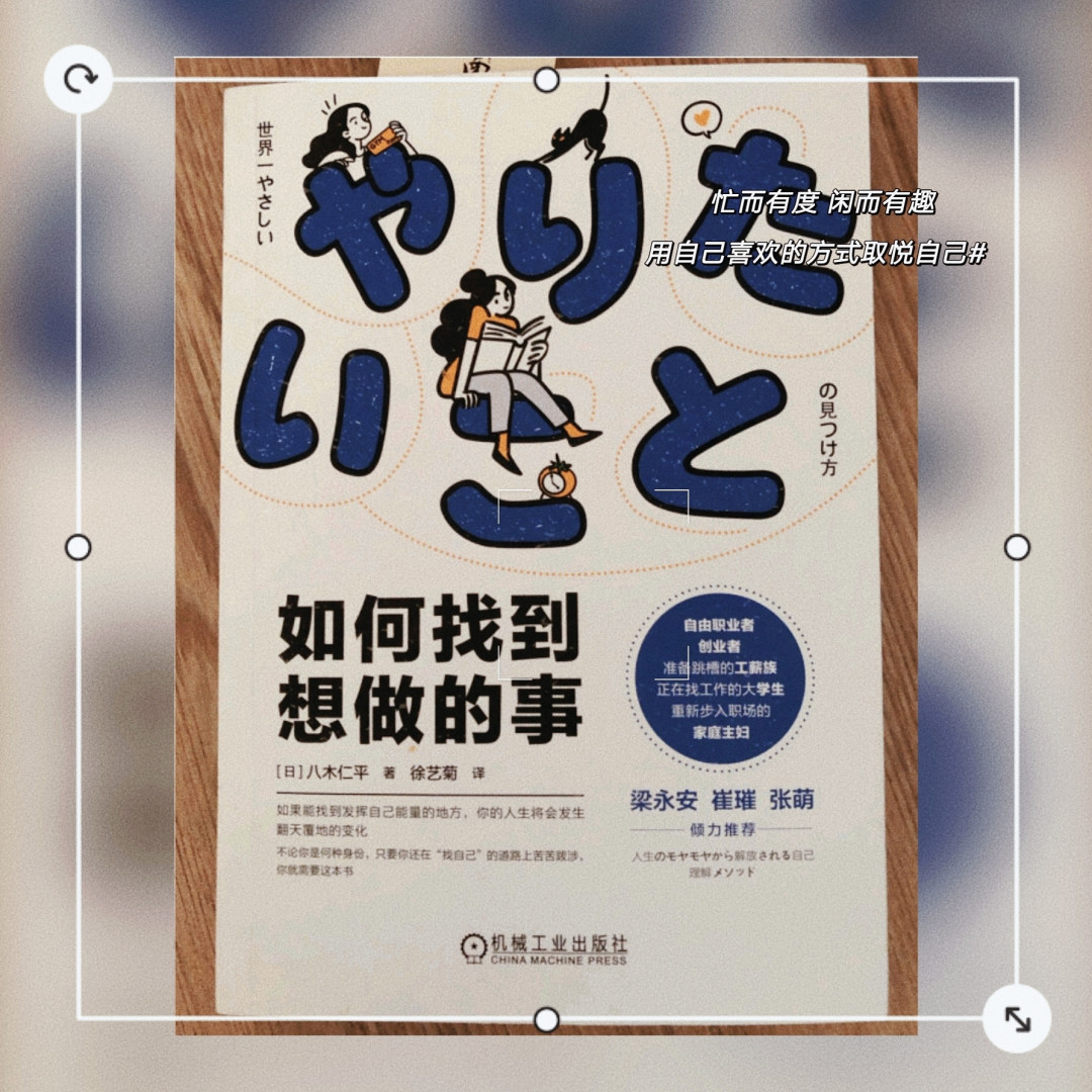 机械工业出版社励志/成功怎么样《如何找到想做的事》：关于人生之路的自我认知指南_什么值得买