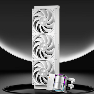 超频三 DS360 WH 一体式水冷散热器预售开启，采用独特冷头设计