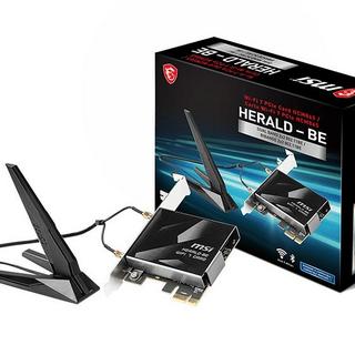 微星发布 HERALD-BE WIFI 7 MAX 无线网卡，支持 WIFI 7、高通NCM865处理器