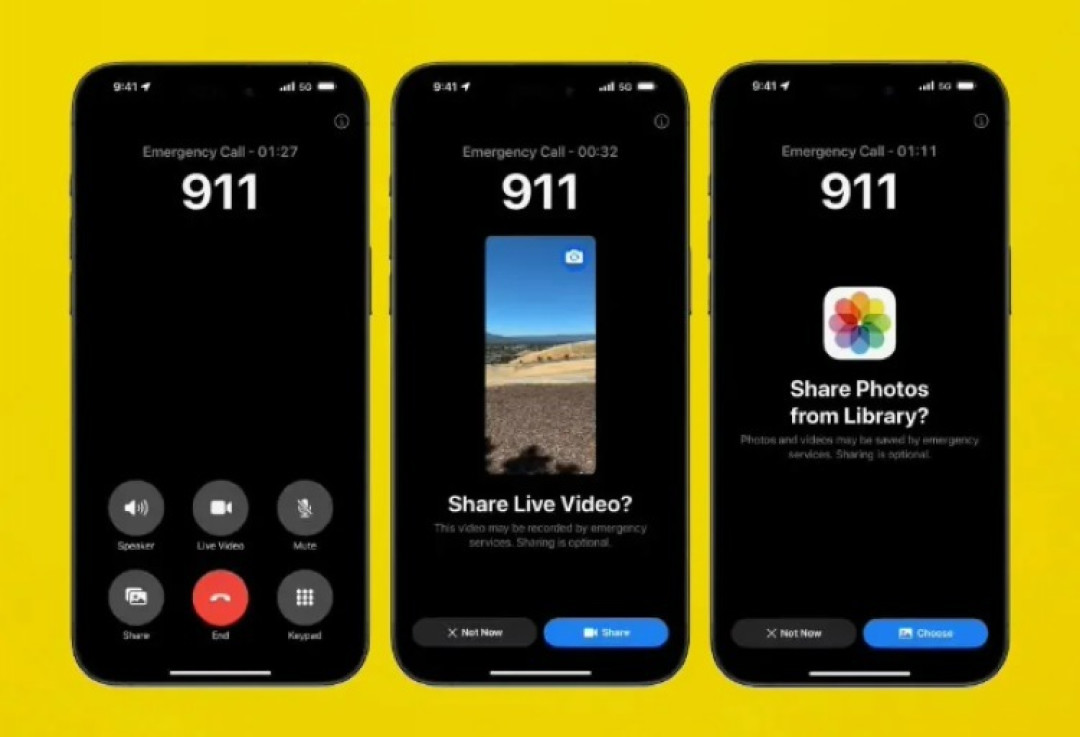 苹果 iOS 18 今秋将支持“紧急 SOS 实时视频”功能_手机软件_什么值得买