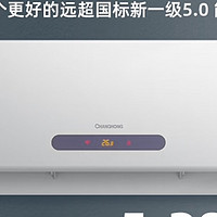 长虹（CHANGHONG）大1匹新一级能效 变频冷暖省电京小宅 智能卧室空调挂机 京东小家 