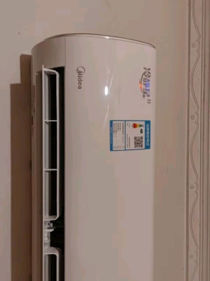 宅家清爽好物之美的midea空调15匹冷静星二代新一级能效变频冷暖