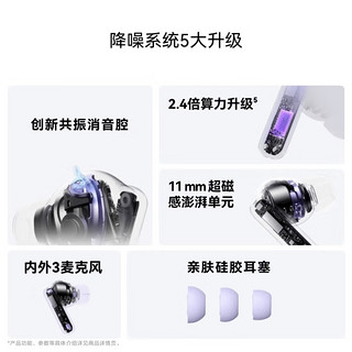 旗舰级降噪深度、智慧动态降噪3.0：HUAWEI 华为 FreeBuds 6i 耳机开启盲订