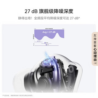 旗舰级降噪深度、智慧动态降噪3.0：HUAWEI 华为 FreeBuds 6i 耳机开启盲订