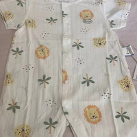 童泰新生儿婴儿衣服夏季薄款短袖连体衣哈衣爬服男女宝宝夏装纯棉