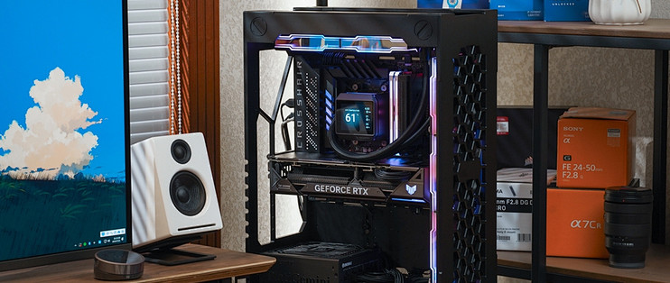 AboStudio Setup Slim+ROG X670E GENE+TUF 4070Super装机分享！