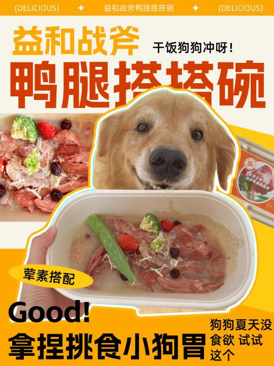 小狗自己的鸭腿饭，一整个香迷糊啦！🤣