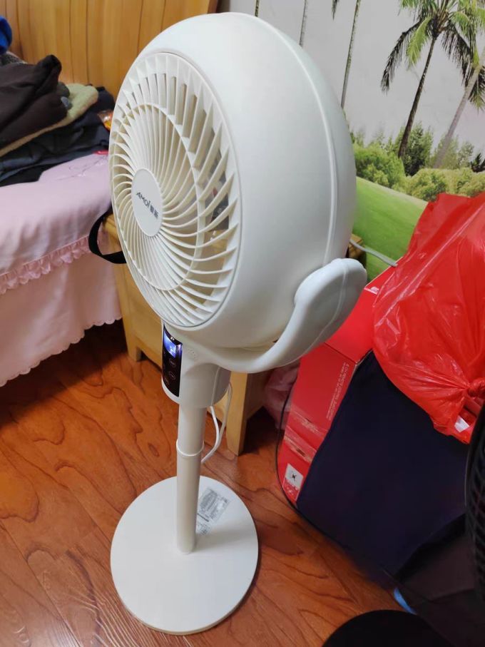 空气循环扇家用落地电风扇静音语音遥控台式立式两用2024新款风扇