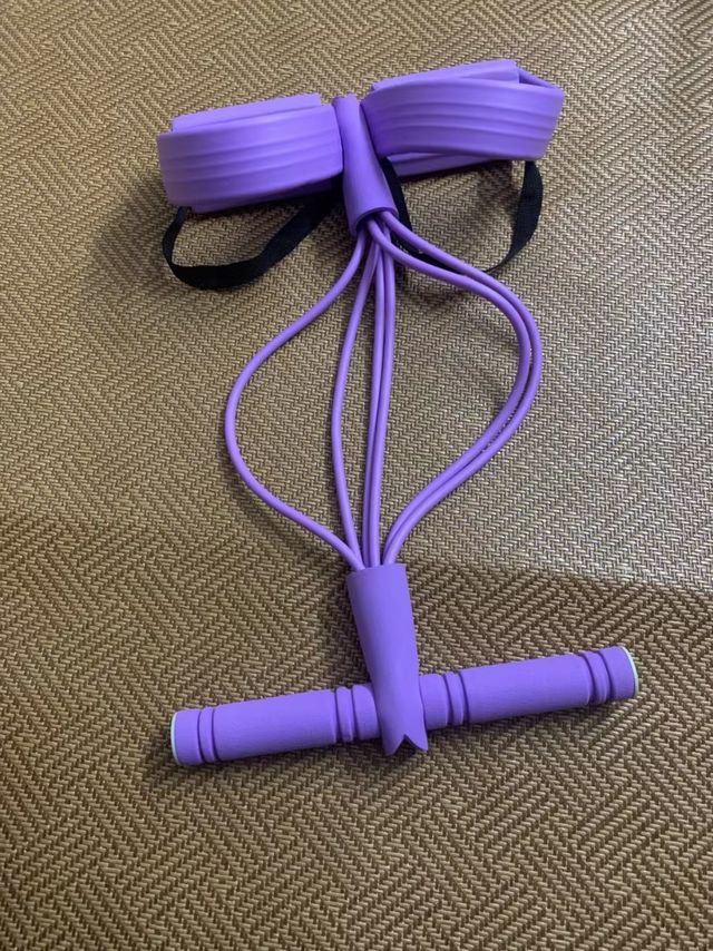 脚蹬拉力器瘦肚子神器家用健身女多功能仰卧起坐辅助阻凝拉伸器材