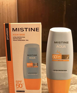 Mistine蜜丝婷小黄帽防晒SPF50+隔离男女防紫外线，高倍防晒，保湿修护