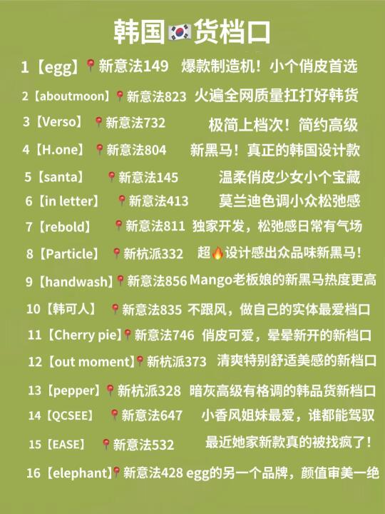 拿货攻略🥒你们疯找的杭州四季青韩国货档口