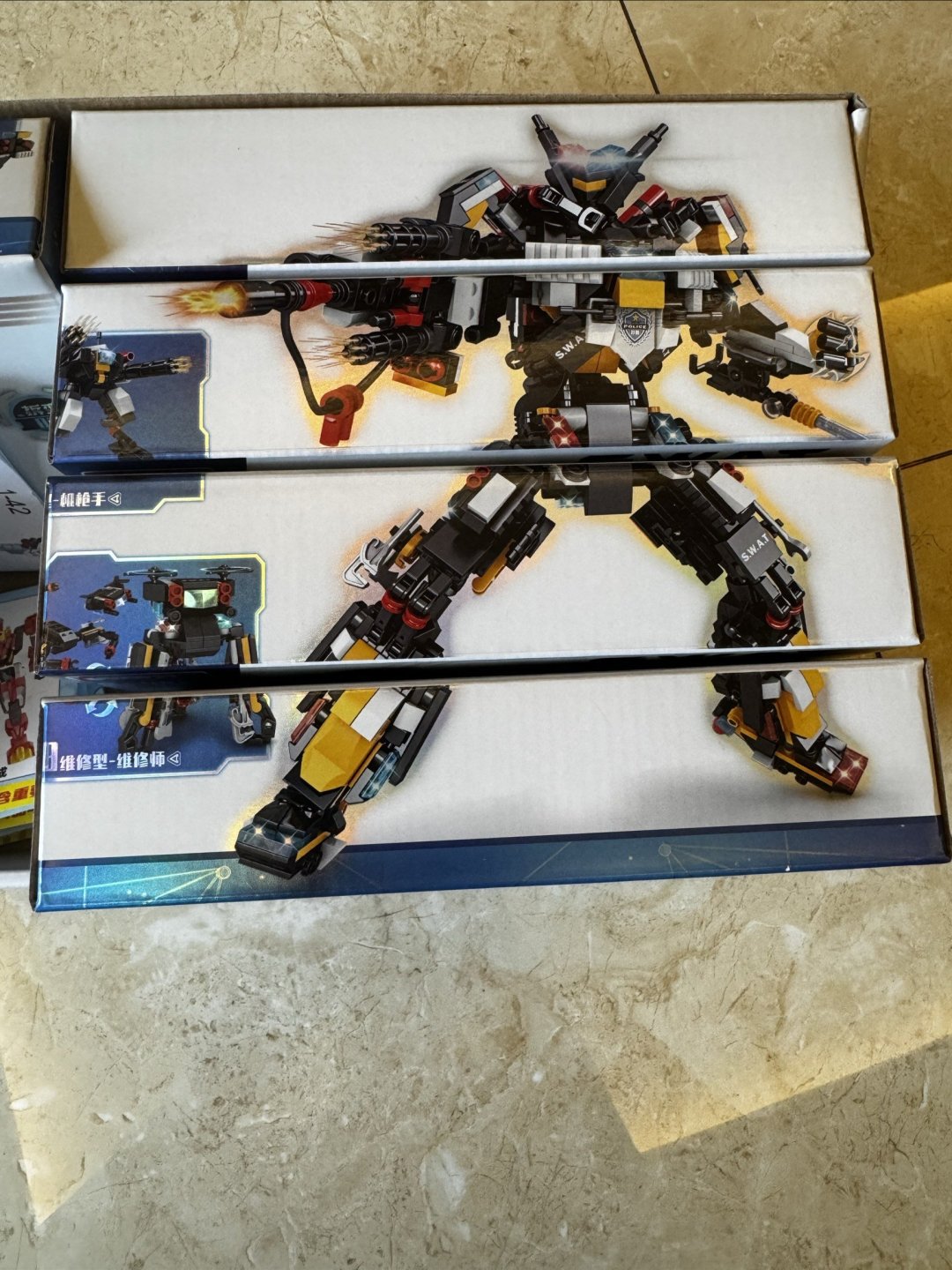 沃马拼插积木怎么样科技特警系列积木：创造力与乐趣的完美结合_什么值得买