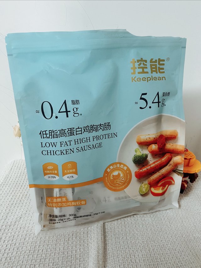 低卡美味控能鸡肉肠，健身人士最爱