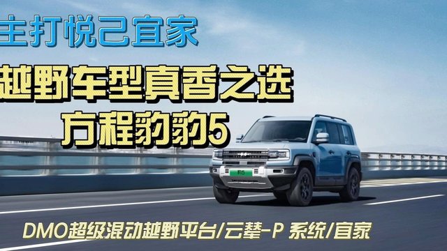 体验越级！主打专业越野和宜家，调价后的比亚迪方程豹豹5真香值拉满