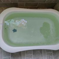 婴儿洗澡盆宝宝浴盆可折叠幼儿坐躺大号浴桶小孩家用新生儿童用品