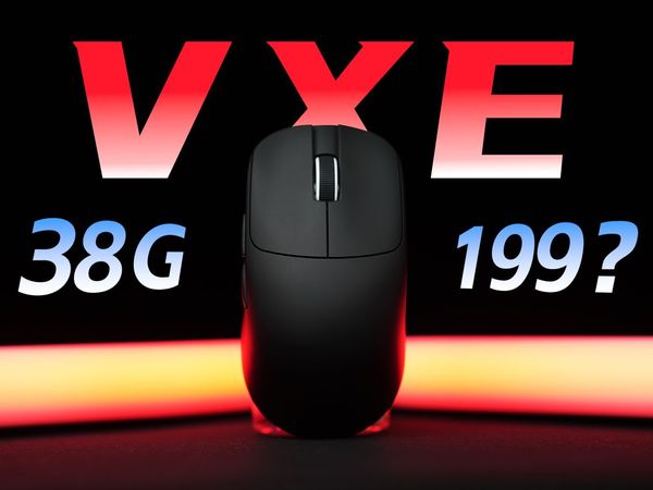 卷麻了！38g中手199？超轻量化的价格终于卷下来了！VXE MAD R游戏鼠标体验分享