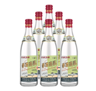 李渡高粱酒1955  52度元窖香型白酒 江西白酒特产 纯粮食酒 52度 500mL 6瓶 （整箱装）