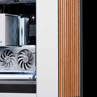 分型工艺 Fractal North XL+Z790吹雪S+华硕TUF 4070Ti Super白 打造白色极致风冷主机