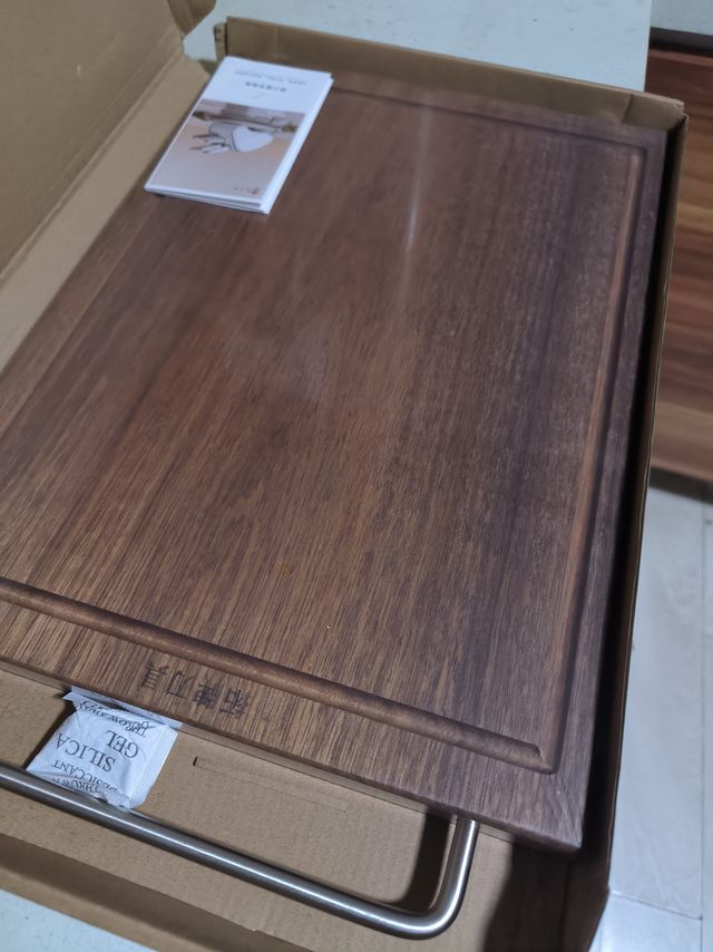 拓（TUOBITUO）黑金檀加厚实木菜板