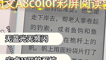 这款国文A8COLOR彩屏阅读器建议人手一个，因为它是墨水屏还是彩色效果的