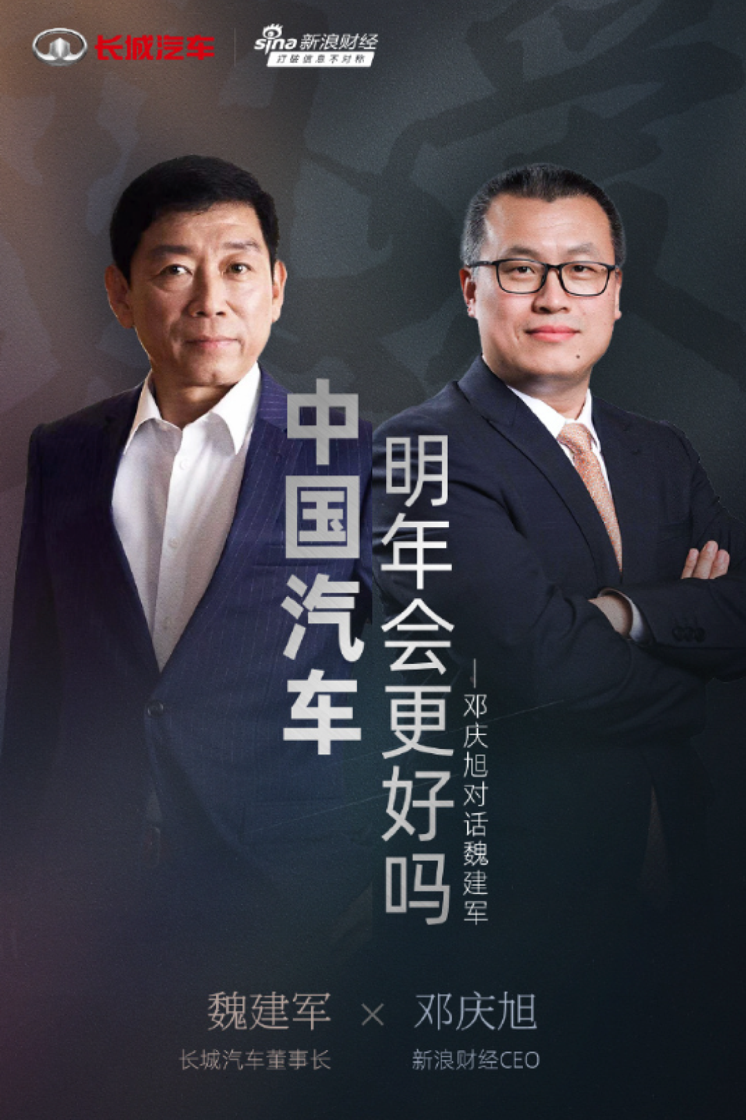 长城汽车董事长魏建军:汽车行业发展到今天有点乱也有点飘