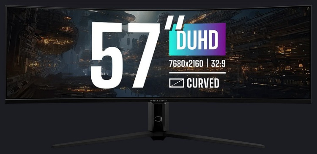 酷冷至尊发布 GP57ZS 超宽显示器,57英寸准8K、mini-LED 背光技术