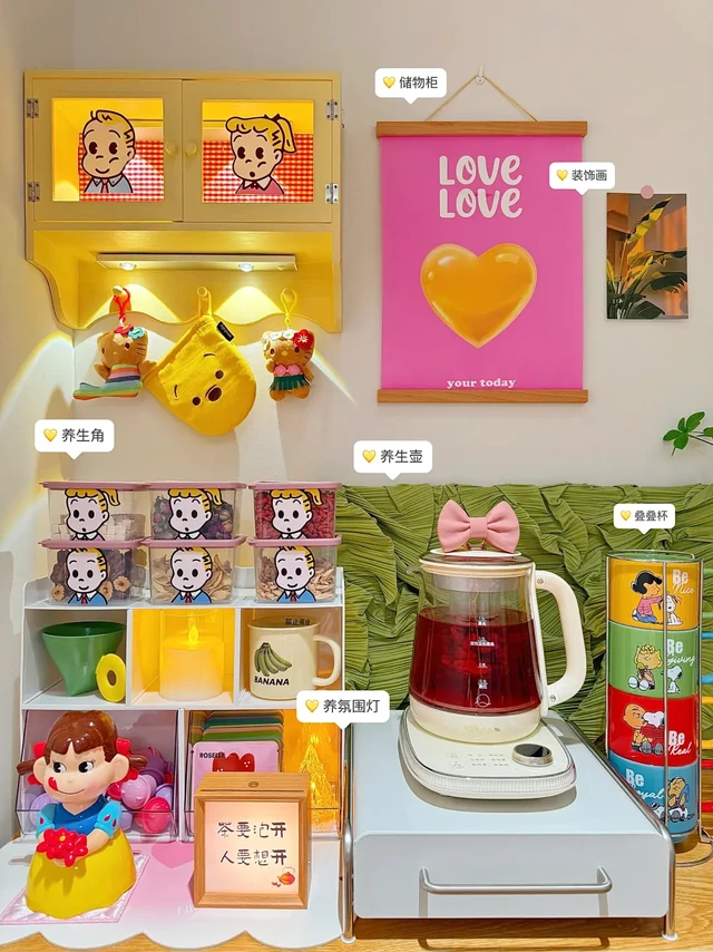 小户型餐边柜❗️介个养生壶太🐮🍺