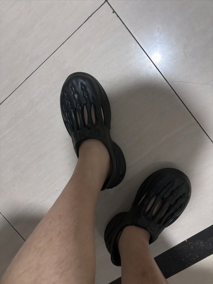 热风男式拖鞋