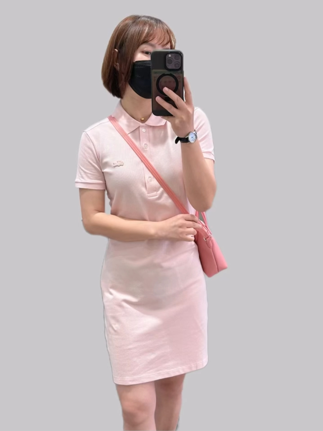 法国鳄鱼POLO裙上身分享