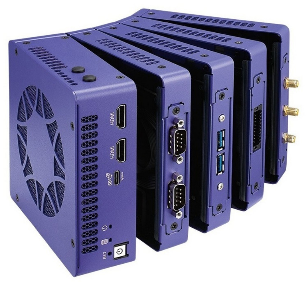 像乐高一样:Vecow TGS-1000 系列模块化堆叠迷你主机,无风扇被动散热