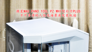 人性化海景房电竞机箱 微星MAG PANO 100L PZ WHITE白刃PLUS实测分享