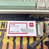 得力(deli)10#订书钉/订书针 1000枚/盒 10盒装 办公用品