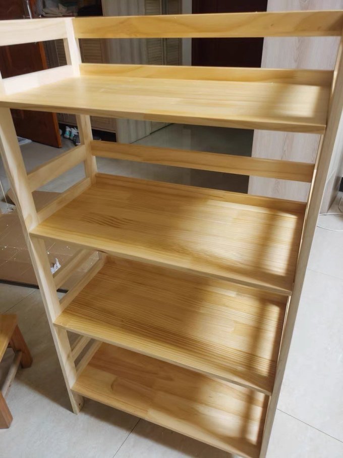 全实木置物架落地多层架子