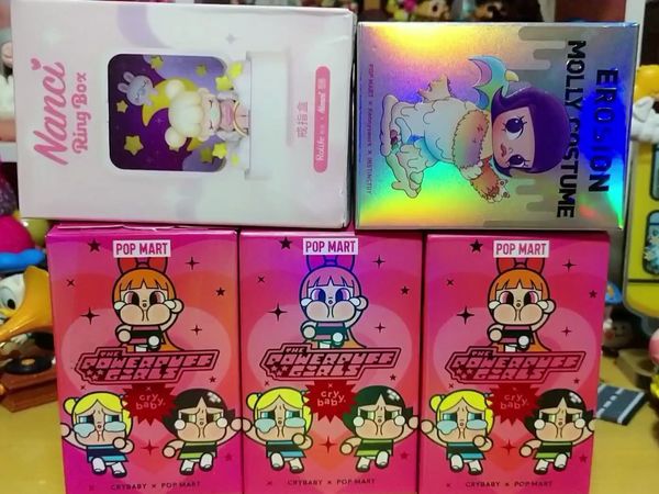 【拆盲盒】唉~特别不如意的一期（泡泡玛特Crybaby哭娃飞天小女警、Molly大久保、囡茜戒指盒）