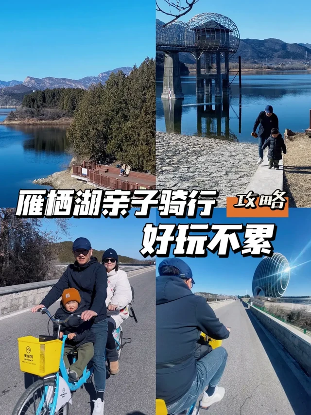 雁栖湖最省劲遛娃方式：亲子骑行好玩不累！