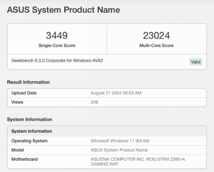 网传丨英特尔酷睿 Ultra 9 285K 首个跑分现身，对比锐龙9 9950X等