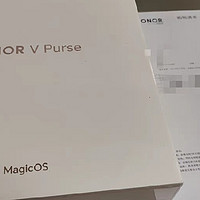 荣耀V Purse 钱包折叠屏5G手机 8.6mm超轻薄 2K超清护眼大屏超