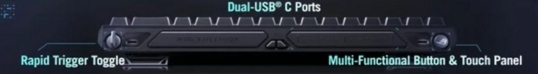 华硕发布 ROG Falchion Ace HFX 机械键盘,ROG HFX 磁轴、支持 KVM 切换