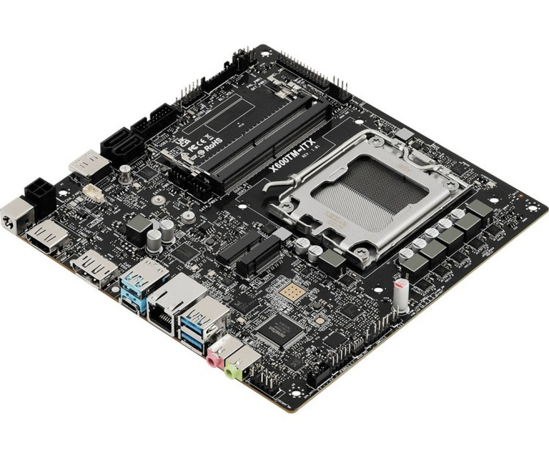华擎发布 X600TM-ITX 超薄迷你主板,AMD 平台、强大可定制化扩展
