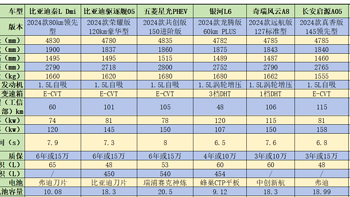 秦L Dmi真的一骑绝尘？7款主流10W价位混动轿车对比与分析