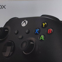 微软Xbox磨砂黑游戏手柄