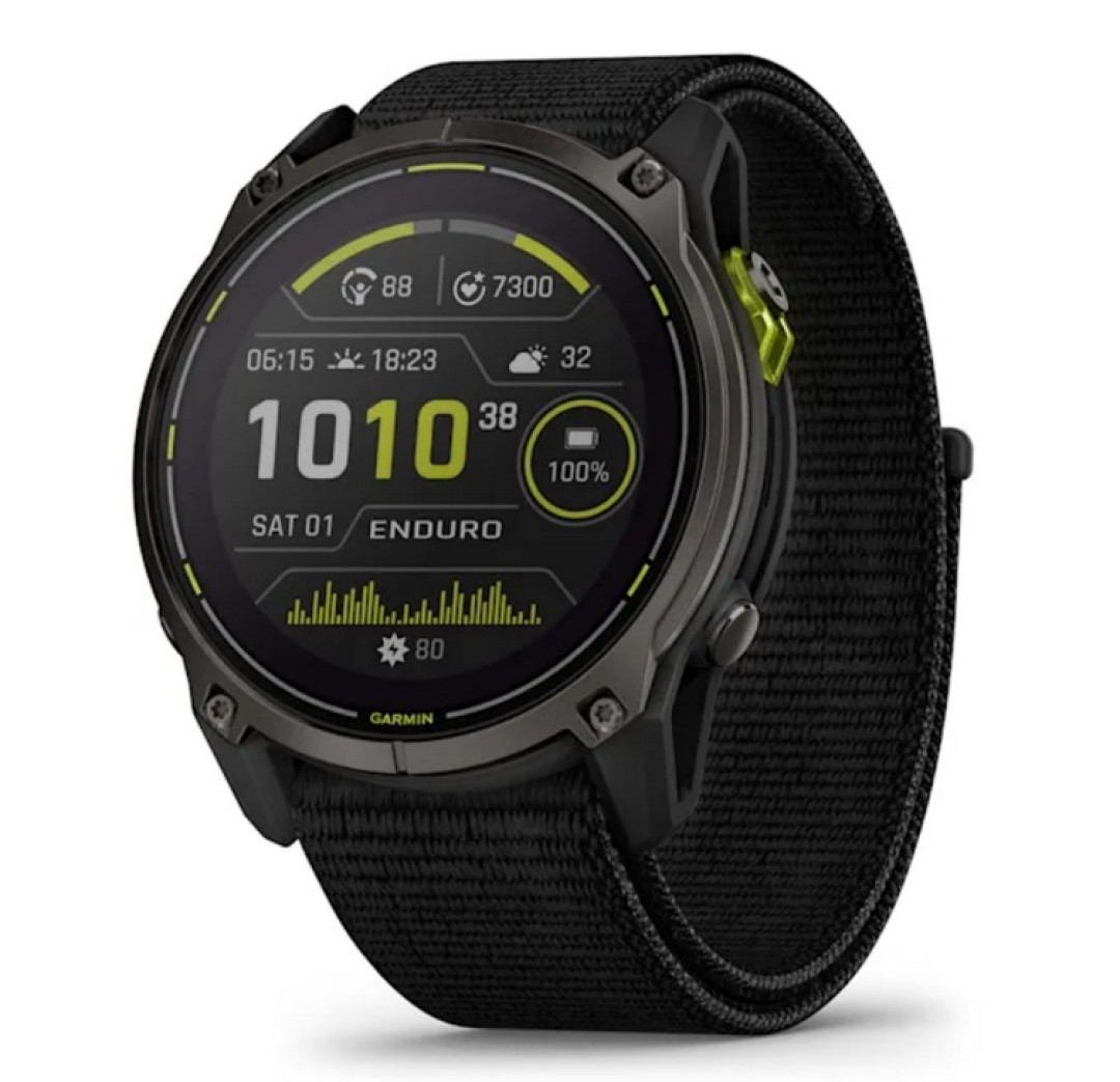佳明 Garmin Enduro 3 智能手表，太阳能补电、1.4英寸MIP屏、超长续航、Elevate 5心率传感器