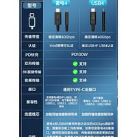 雷电4与USB 4技术差异解析