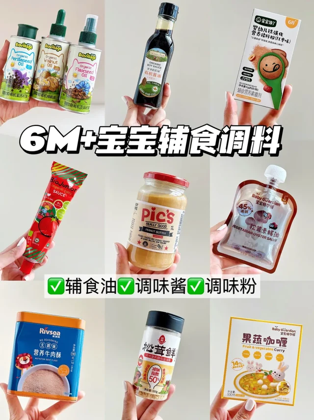 6M+宝宝辅食调味🧾｜无限回购❗拯救饭渣宝宝