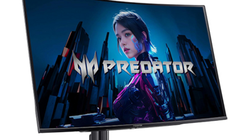 宏碁发布 Predator X32 Xbmiipphuzx 游戏显示器，32英寸4K曲面屏、量子点屏