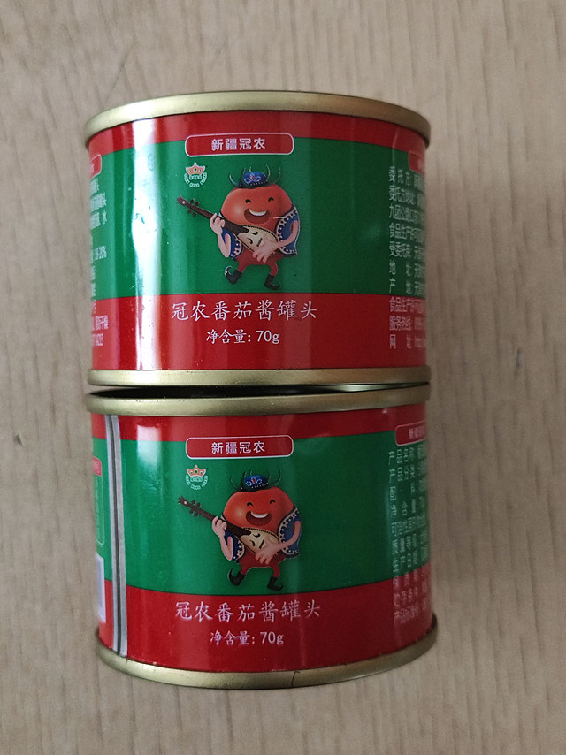 冠农番茄罐头，零脂零糖美味享